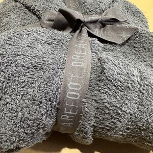 NWT Barefoot Dreams CozyChic Robe size 3-slate blue